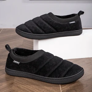 Men Winter Home Slippers Keep Warm Plush Men Casual Shoes Slip on Loafers Sneakers Botas Hombre Big Size 47 - Image 2