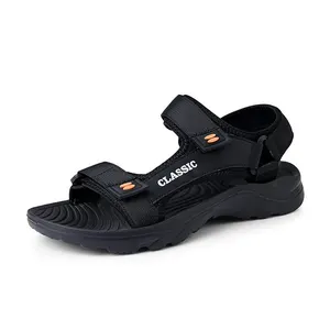 Summer New Men's Sweatproof, Breathable, Casual Outwear Velcro Sports Sandals Soft Sole, Durable Beach Shoes Tide