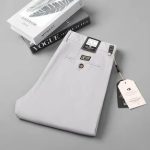 Smart Black Pants Men Clothing Business Office Cotton Straight Suit Pants Men Trousers Casual Flat 2023 Spring  Autumn New