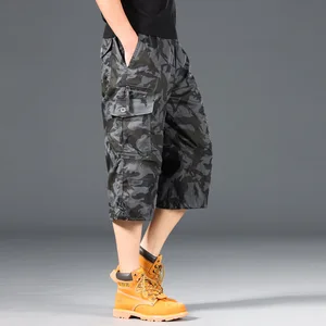 Military Cargo Shorts Men Tactical Joggers Shorts Solid Color Multi Pockets Summer Relaxed 5XL Cargo Shorts Streetwear - Image 5