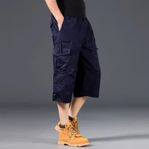 Military Cargo Shorts Men Tactical Joggers Shorts Solid Color Multi Pockets Summer Relaxed 5XL Cargo Shorts Streetwear - Image 6