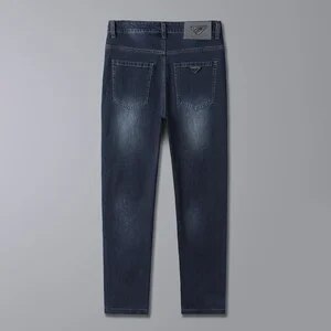 Fashion Denim Jeans Men's Spring Small Feet Slim Stretch Autumn Casual Black Cowboy Teenagers Jeans for Men Streetwear Pants - Image 3